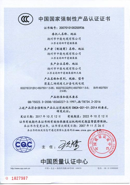 CCC强制性产品认证证书 (3)